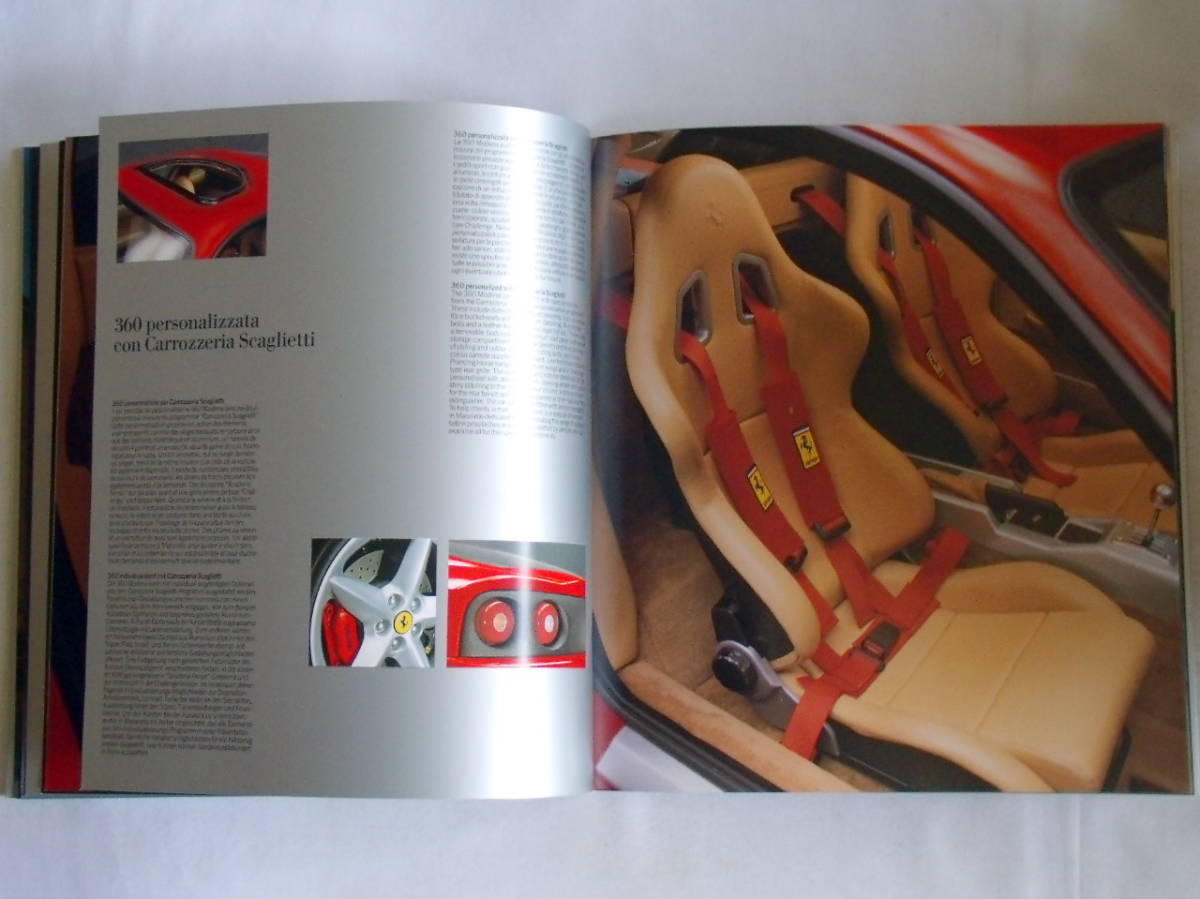 *1999/11* Ferrari 360 modena *4 pieces national language catalog *