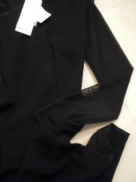  cheap! new goods *ITALY[RINASCIMENTO]*li not equipped men to*meli is li! beautiful body line! good-looking black power stretch tight dress!M size 