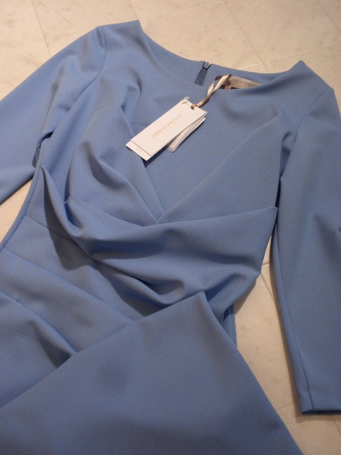  cheap prompt decision! new goods *.ITALY[RINASCIMENTO]*li not equipped men to* good feeling times light blue! stretch jersey material ~ perfect style dress!S size 