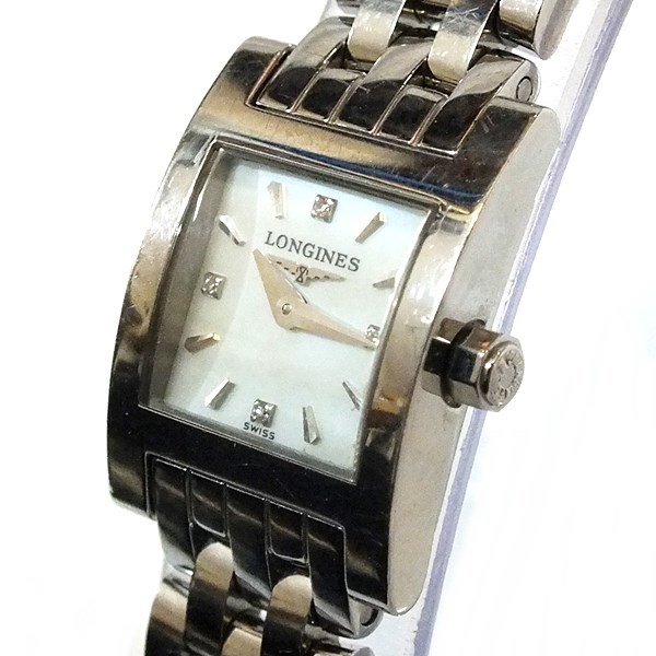 LONGINES ロンジン L5.161.4 ドルチェヴィータ シェル文字盤 4Pダイヤ