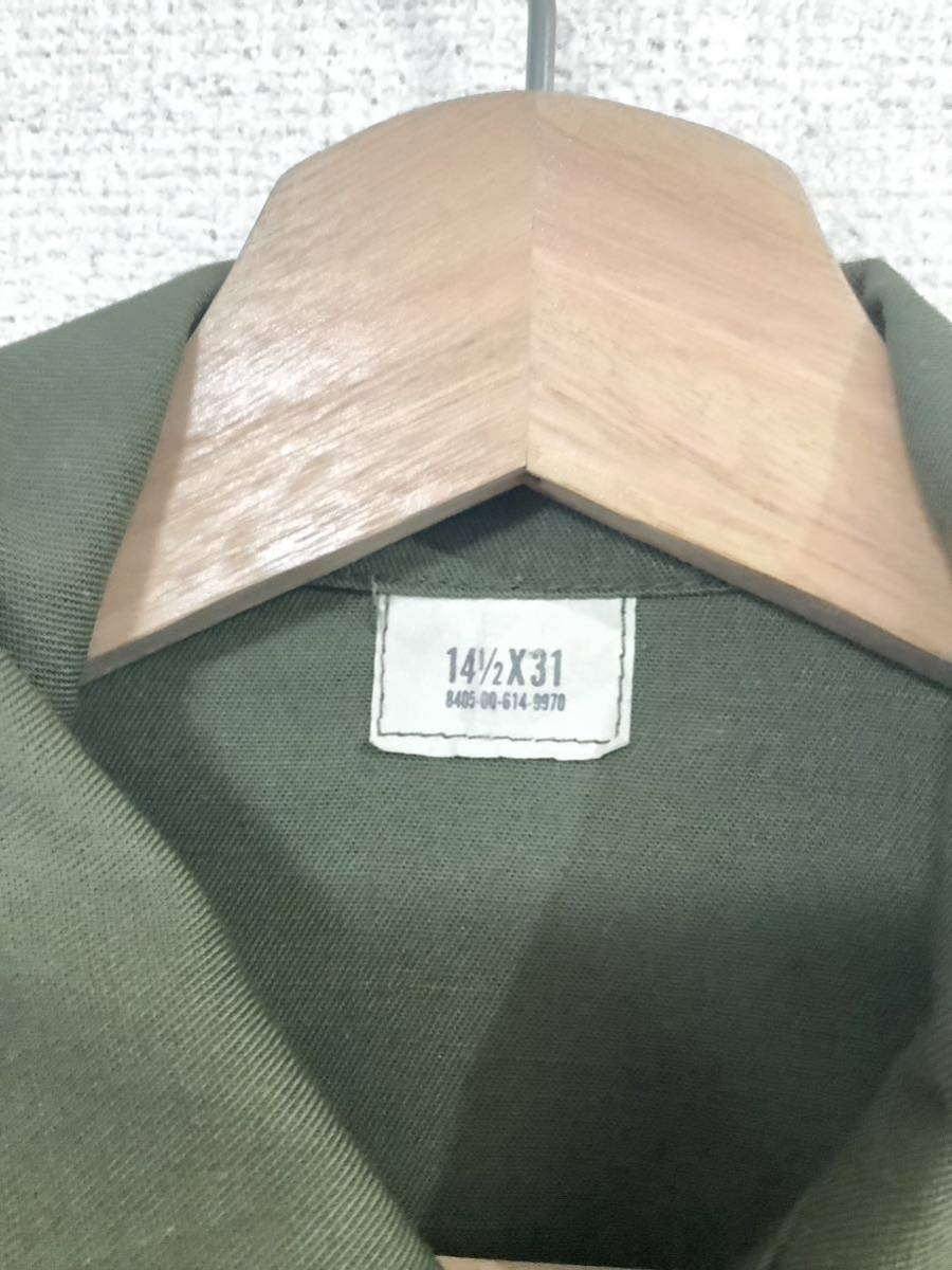 USARMY 87年製　ミリタリーシャツ　ユーティリティシャツ　ビンテージ　アメカジ　メンズ　古着　米軍実物_画像3