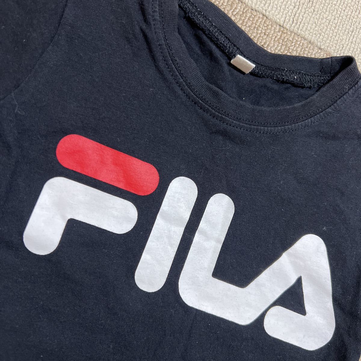 FILA＊半袖Tシャツ 90BLACK_画像2