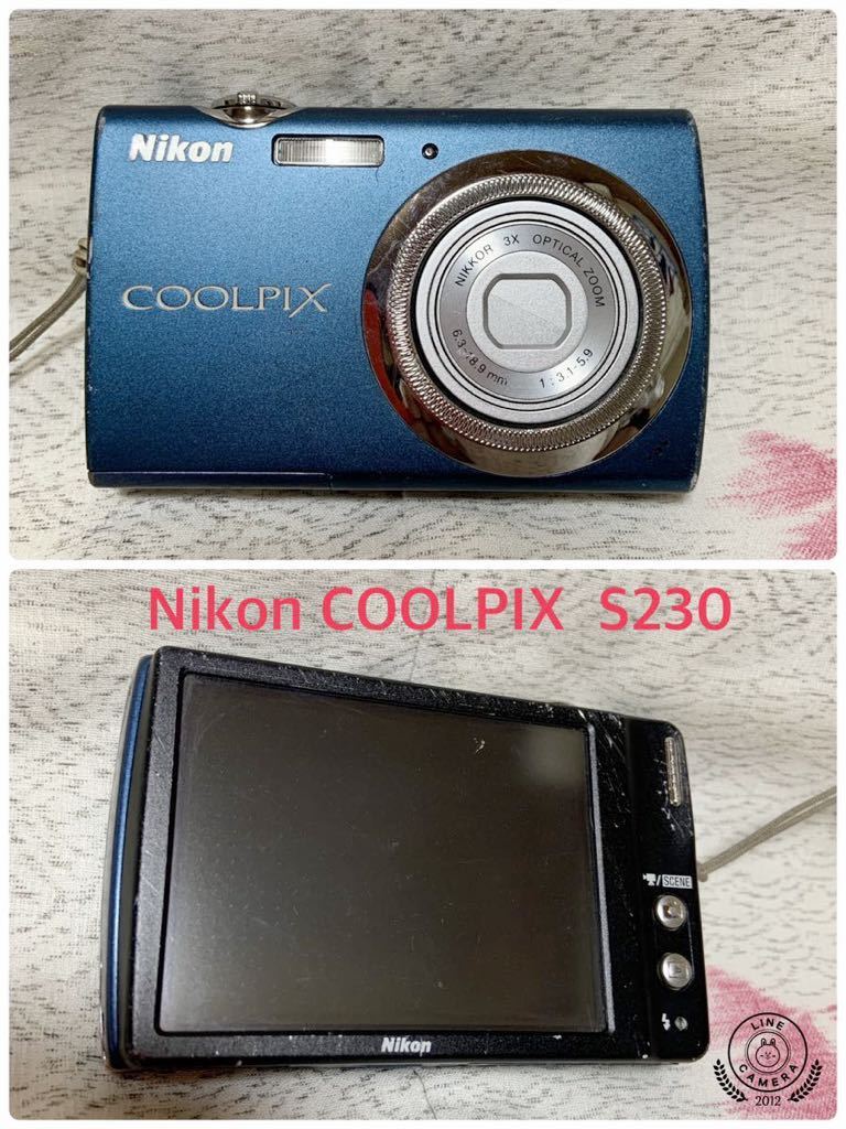 Nikon デジカメ COOLPIX S230(1000万画素) 訳あり動作品｜PayPayフリマ