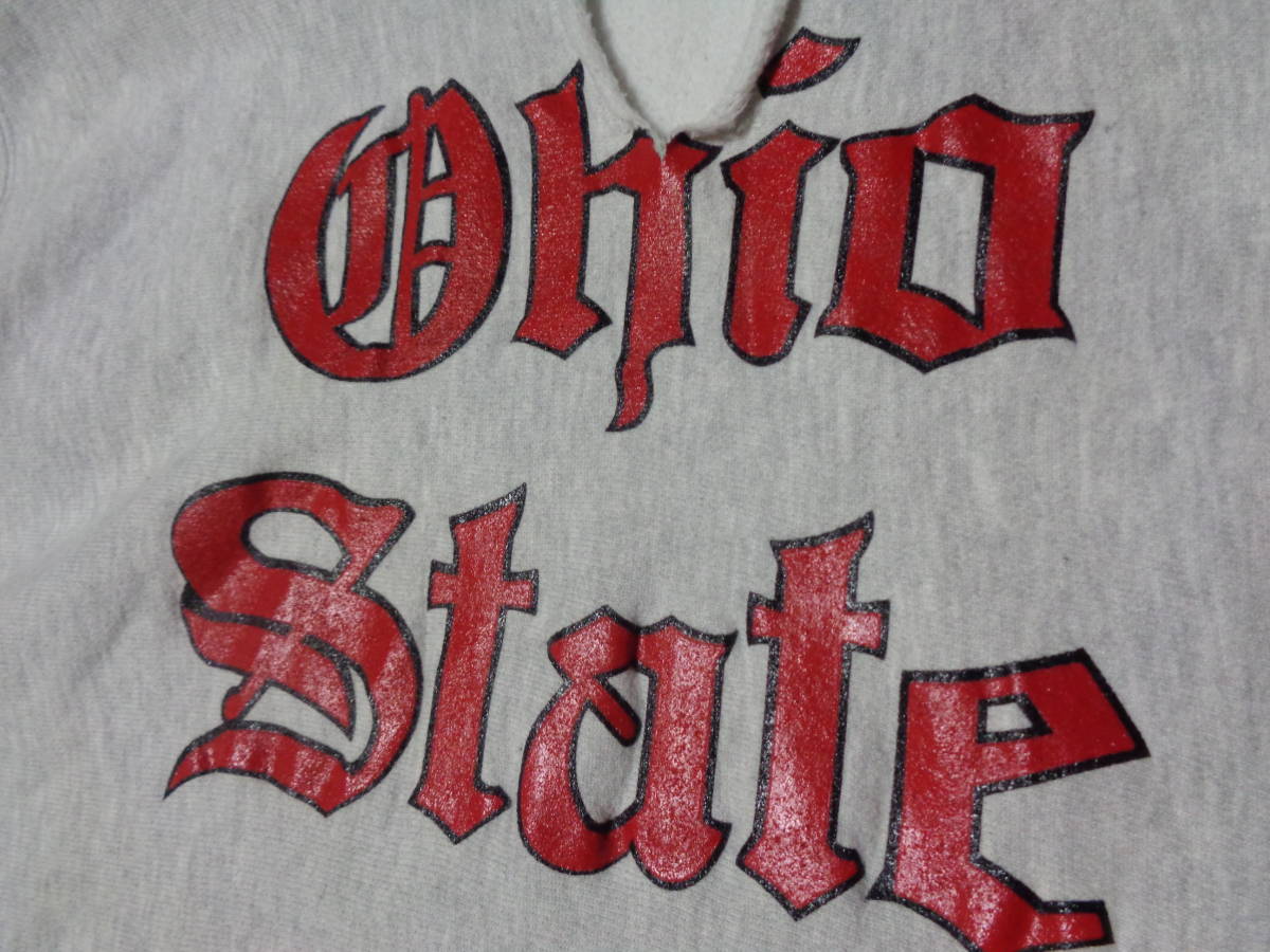 Lサイズ/OhioStateオハイオ州立大学/刺繍タグ/チャンピオンChampion