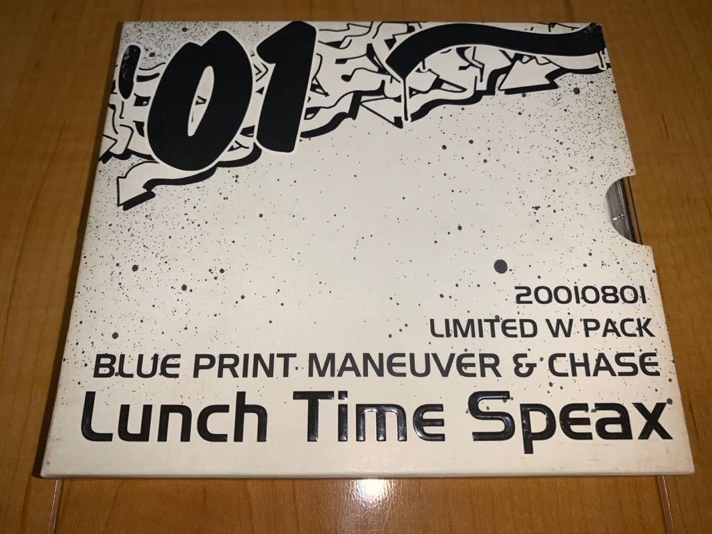 【レア帯付きCD】Lunch Time Speax / ランチ・タイム・スピークス / 20010801 Limited W Pack / Blue Print Maneuver & Chase_画像1