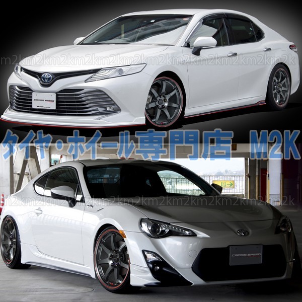 18インチ クロススピード CR7 9.5J+22 5H-114.3 ガンメタ 軽量 ホイール 4本 jdm ヘラフラ GTR スカイライン ホット_画像2