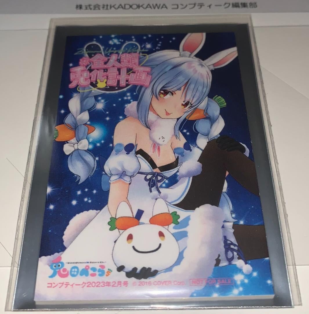 ホロライブ コンプティーク 当選品 ブロマイド 兎田ぺこら 抽選 ホロライブ コンプティーク 当選品 ブロマイド 兎田ぺこら 抽選