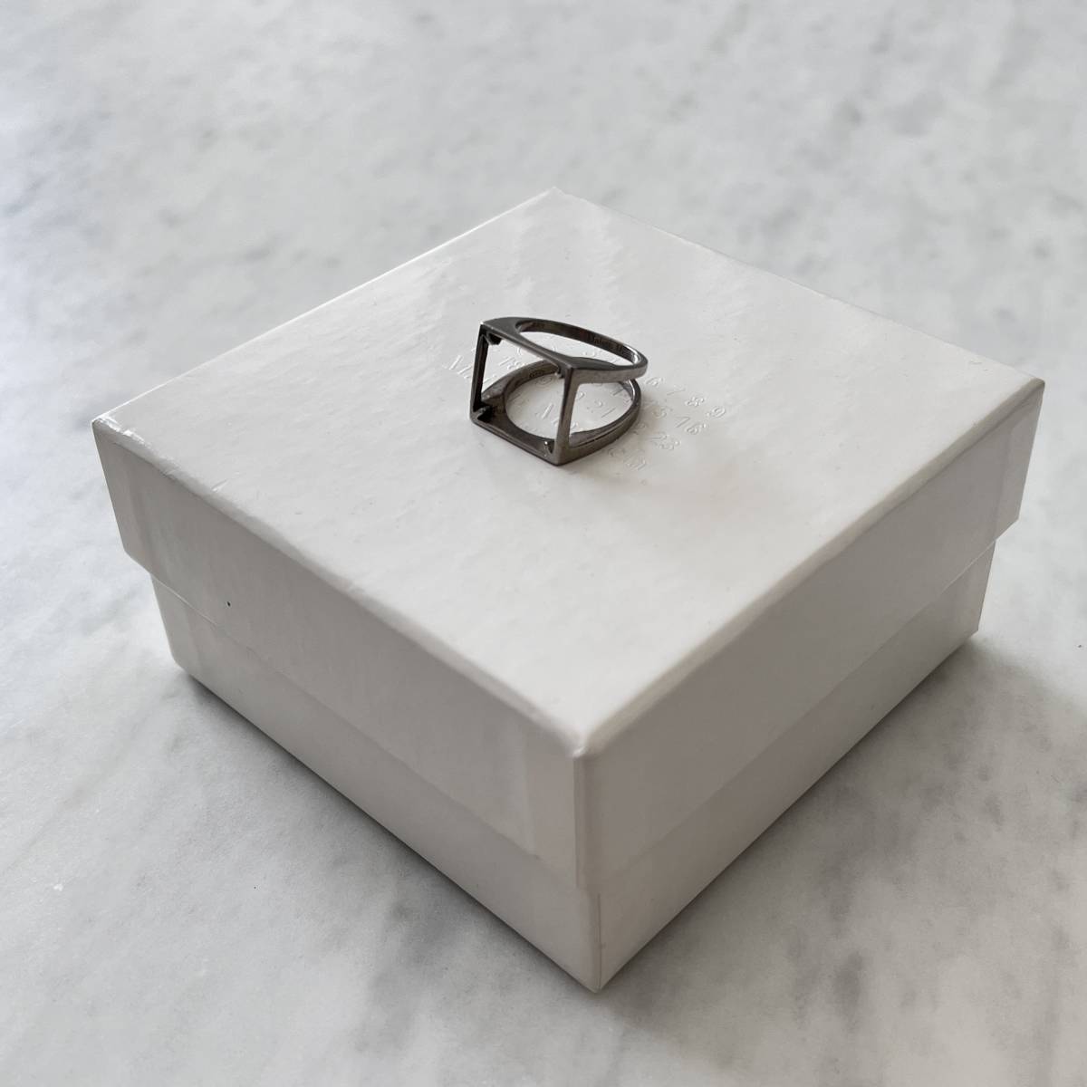 品質保証安い maison margiela マルジェラ シルバー リング Mサイズ