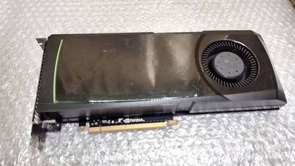 F68 NVIDIA GTX580 1.5GB 1536MB DVI HDMI PCI-Express グラフィックボード_画像1