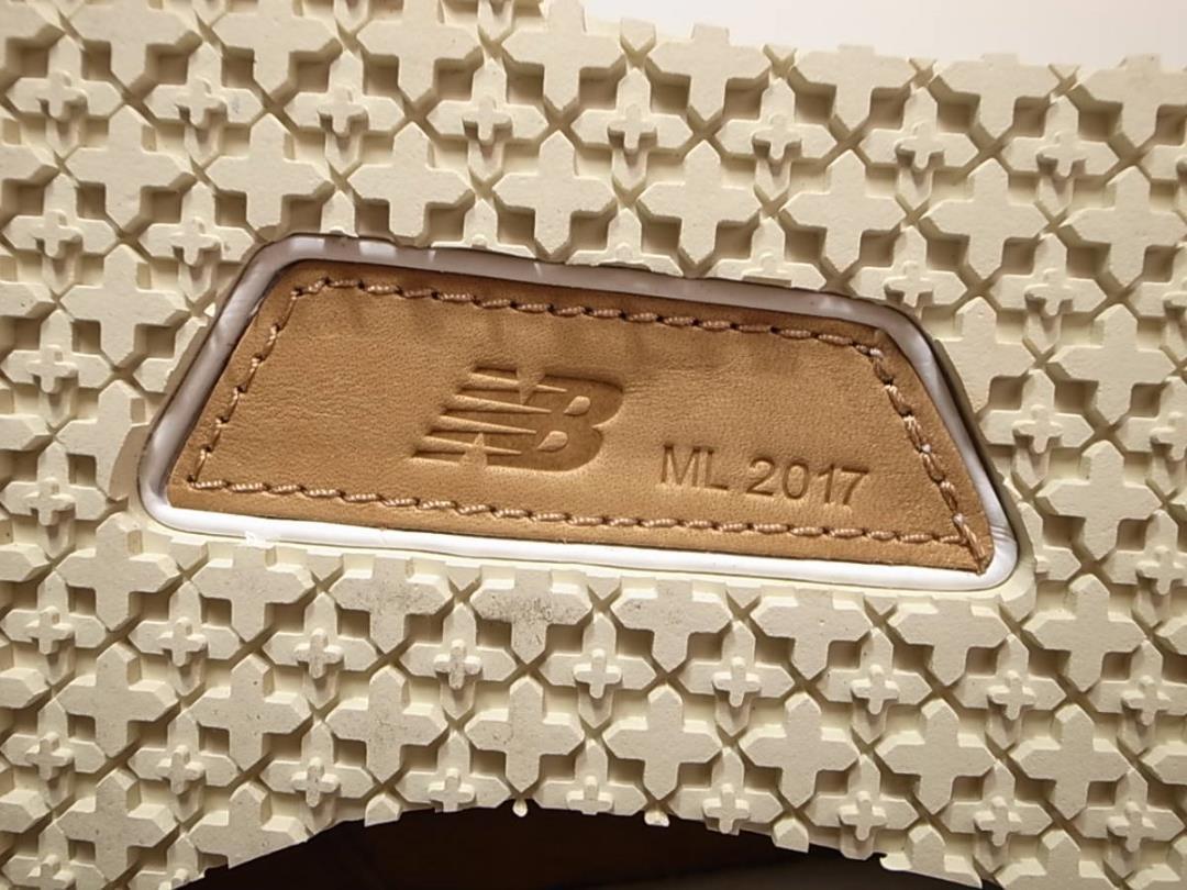 【送料無料 即決】日本未発売カラー NEW BALANCE ML2017MB 28cm US10 新品 茶 ブラウン一枚革オールレザー シームレス TOKYO DESIGN STUDIO_画像5