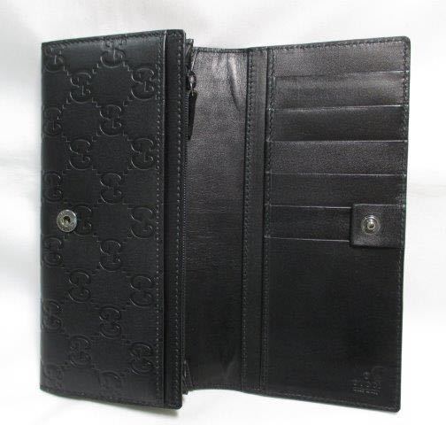 未使用に近い超美品 GUCCI グッチ GG 長財布 メンズ シマ 未使用に近い超美品 GUCCI グッチ GG 長財布 メンズ シマ