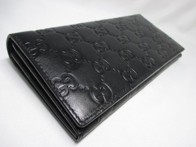 未使用に近い超美品 GUCCI グッチ GG 長財布 メンズ シマ 未使用に近い超美品 GUCCI グッチ GG 長財布 メンズ シマ
