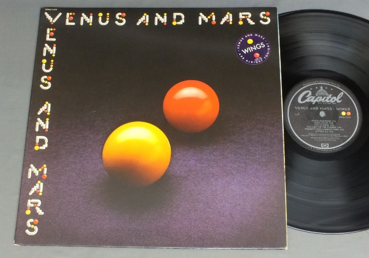 ★日LP WINGS/VENUS AND MARS★_画像1