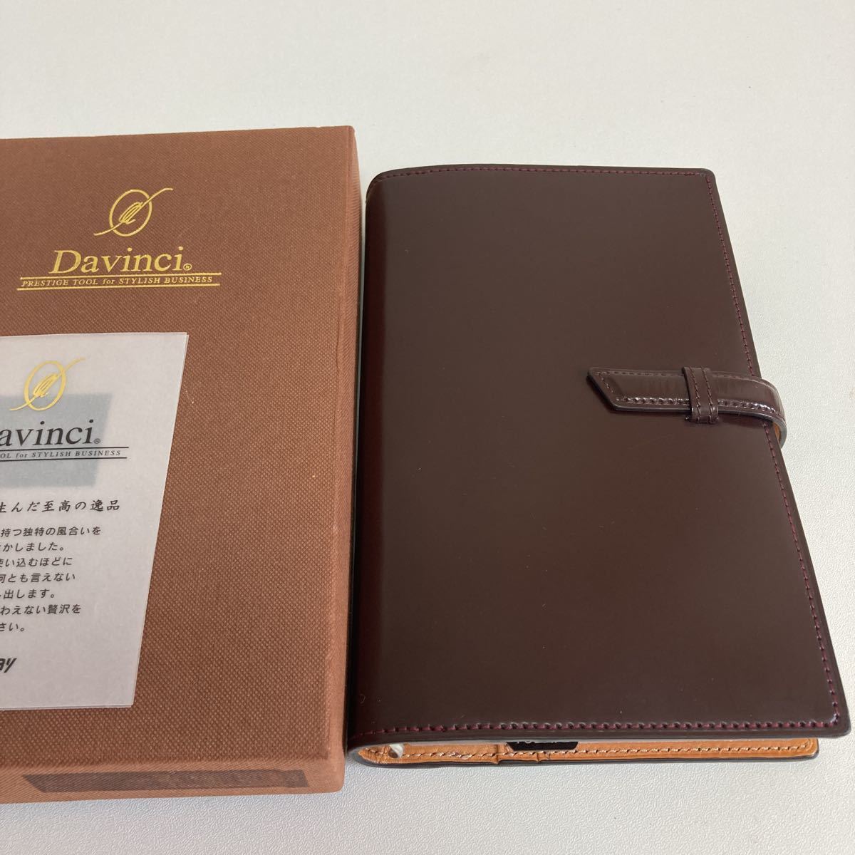 Davinci ダヴィンチ レイメイ藤井/コードバン 聖書サイズシステム手帳