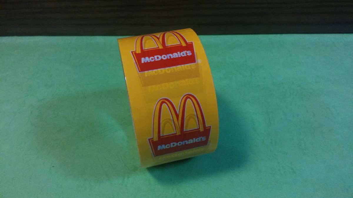 レア度満点　 McDONALD マクドナルド ロゴデザイン　テープ　新品？　保管品　昭和レトロ　非売品？　長期保管_画像2