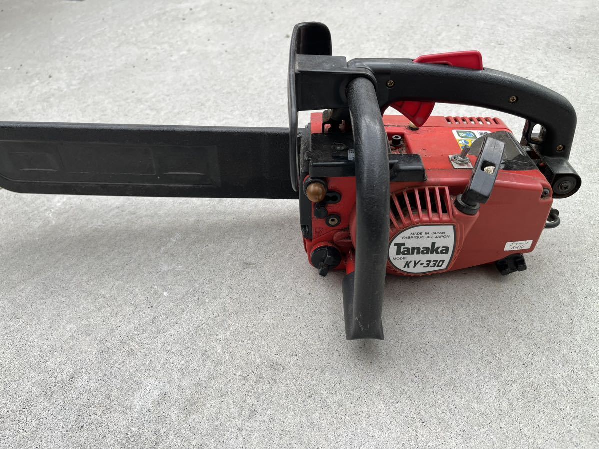 TANAKA エンジンチェーンソー タナカ KY-330 電動工具 ジャンク品 部品