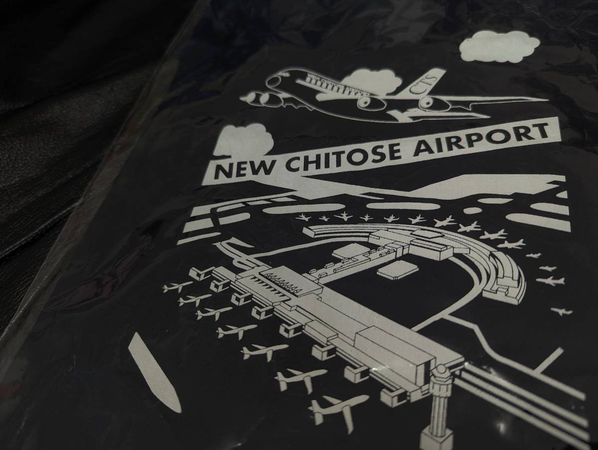 ネコポス便送料無料/NEW CHITOSE AIRPORT/新千歳空港/エコバッグ/トートバッグ/非売品/スタンプラリー