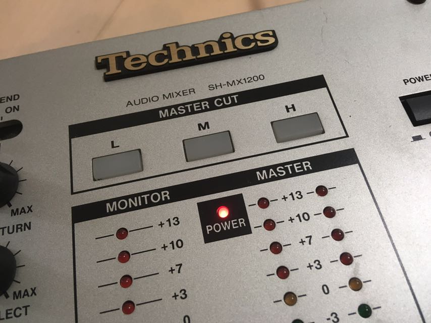  Technics technics SHMX1200 1990 period Vintage mixer used moveable goods made in japan