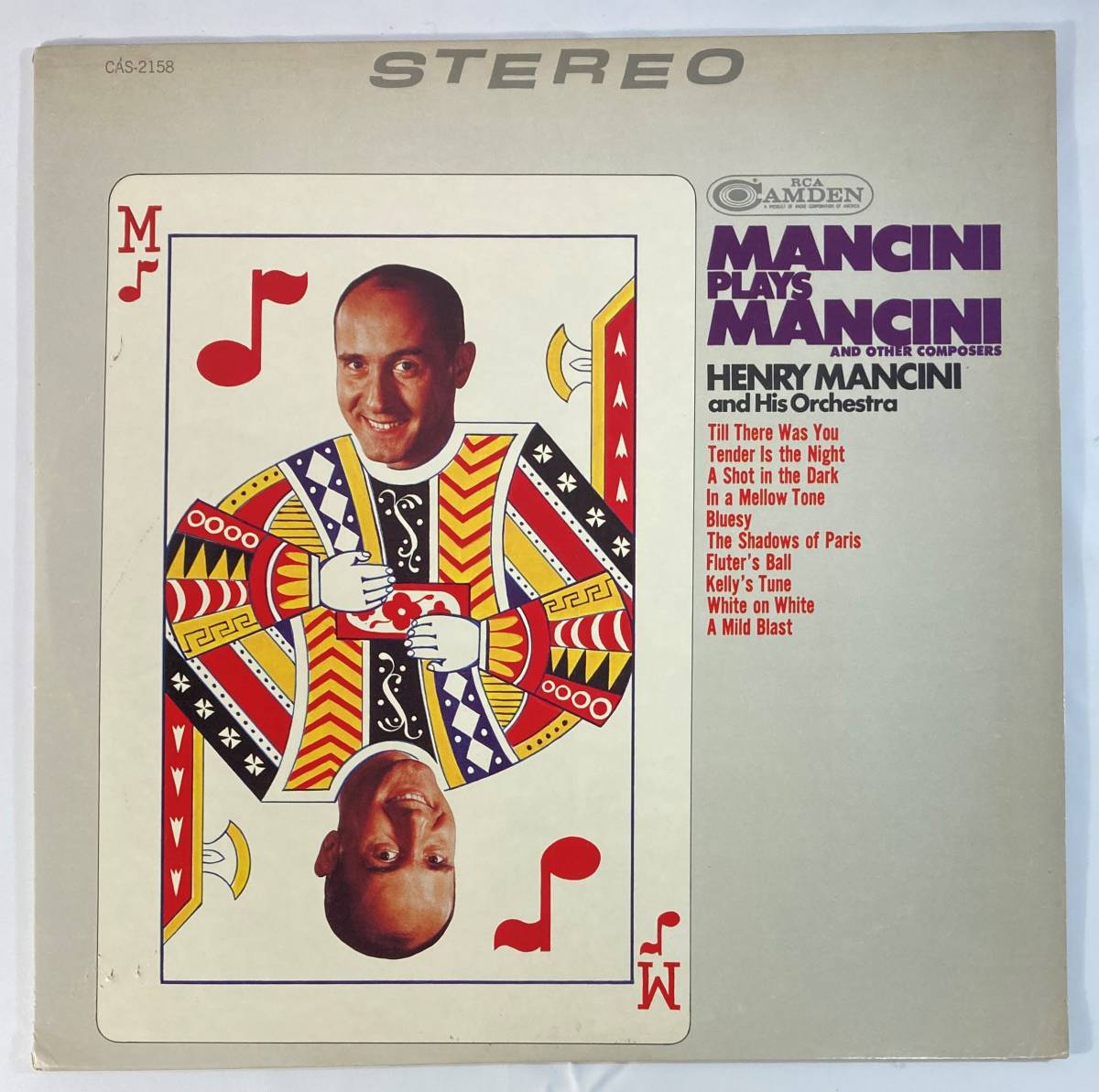 ヘンリー・マンシーニ (Henry Mancini) / Mancini Plays Mancini 米盤LP Camden CAS-2158 STEREO_画像1