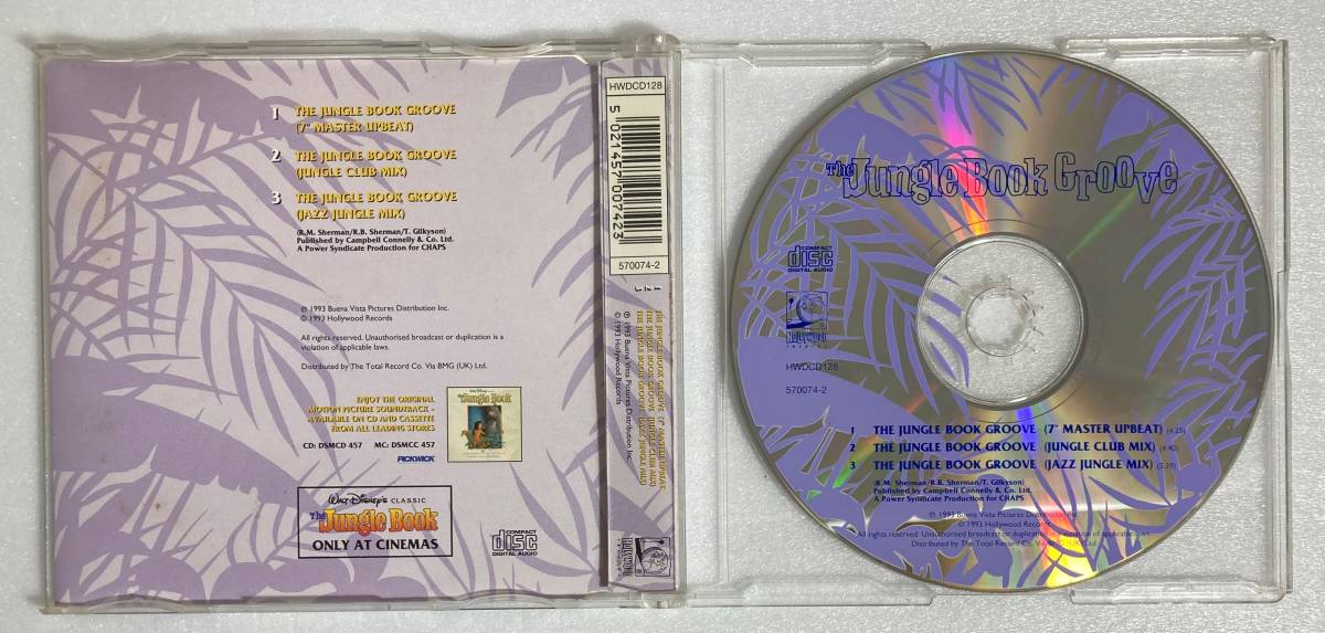 The Jungle Book Groove (1993) リチャード＆ロバート・シャーマン 英盤CDS Pickwick HWDCD 128_画像3