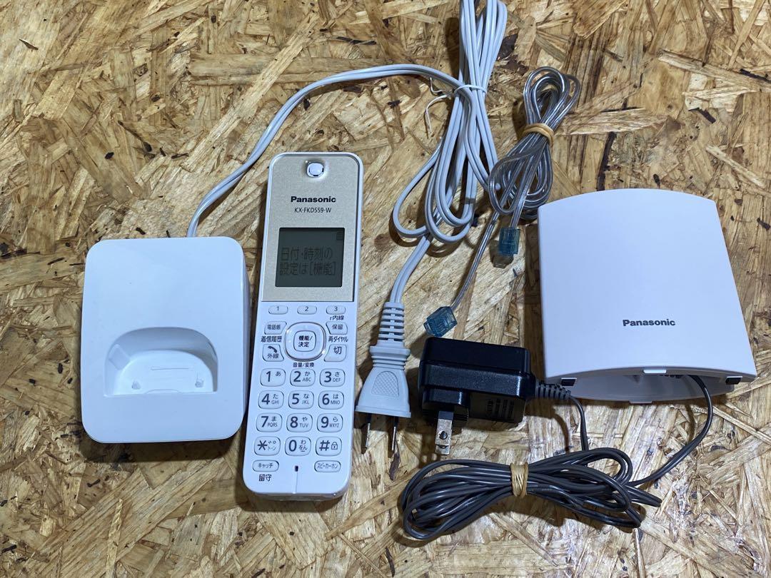 見事な創造力 親機 電話 美品 USED VE-GZL40DL-W パナソニック KX