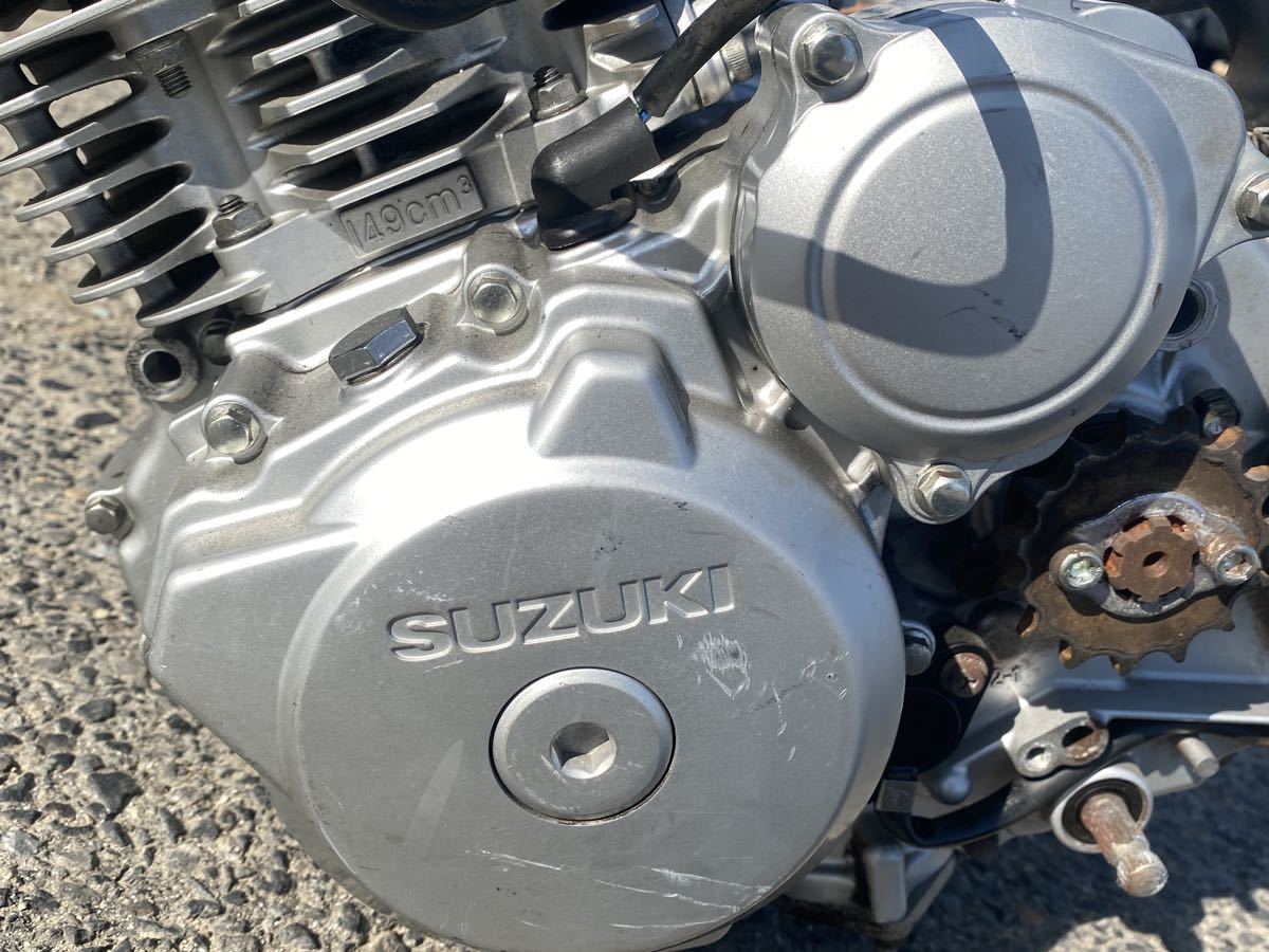 バイクエンジン SUZUKI GZ150 動作未確認 ジャンク_画像5