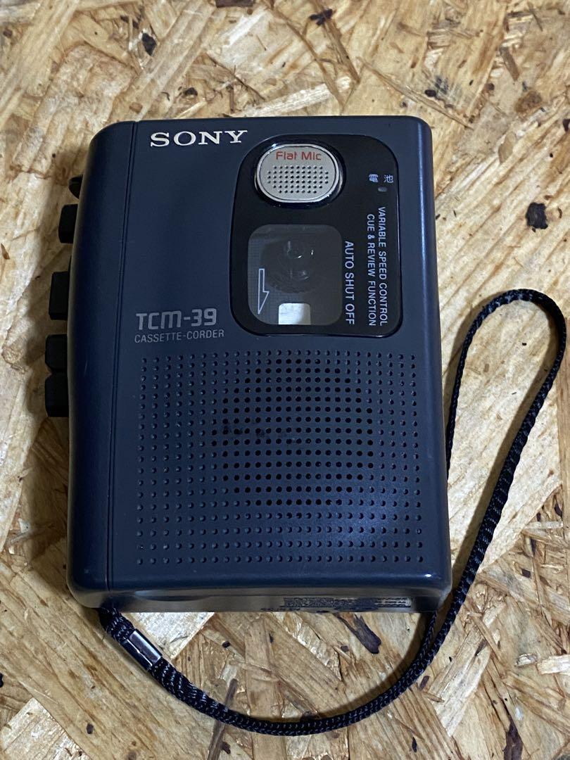 USED ポータブル カセットレコーダー TCM-39 SONY ソニー ベルト交換済 動作品_画像1