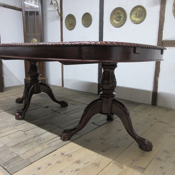 ポンパドー ビター イギリス アンティーク 家具 ダイニングテーブル