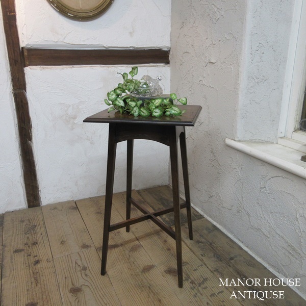 イギリス アンティーク 家具 オケージョナルテーブル サイドテーブル 店舗什器 木製 オーク 英国 SMALLTABLE 6100d