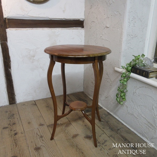 イギリス アンティーク 家具 オケージョナルテーブル サイドテーブル 店舗什器 木製 マホガニー 英国 SMALLTABLE 6105d