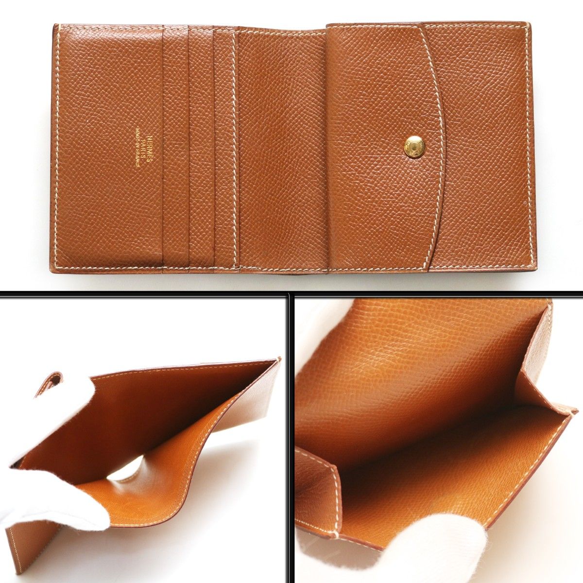 ヴィンテージ / 極美品】◇エルメス◇ MC2 ガリレイ / レザー 折り財布