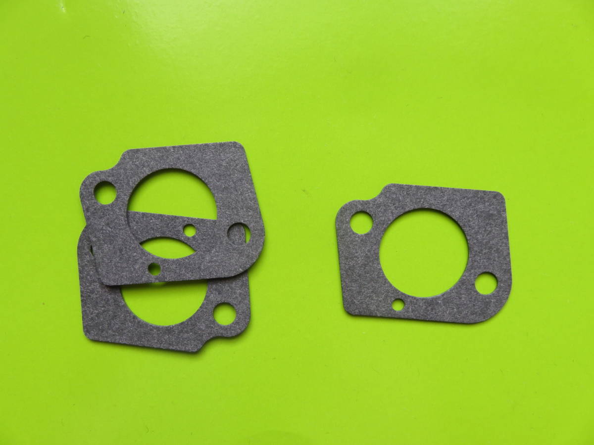  インテークガスケット 3枚 ワルボロ WJ WS SDC C2/C3 キャブレター ZAMA ザマ　HS パッキン　 (gasket walbro)_画像1