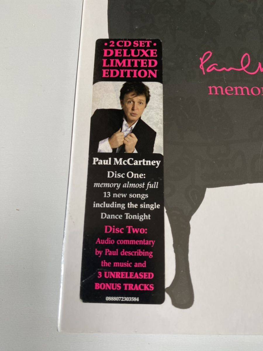 新品未開封　限定輸入デラックス盤CD2枚組　ポール・マッカートニー Paul McCartney Memory Almost Full　追憶の彼方に　送料無料