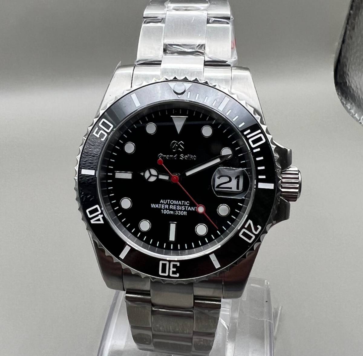 Yahoo!オークション - SEIKO MOD NH35 カスタム 赤針 ブラック Yahoo!オークション - SEIKO MOD NH35 カスタム 赤針 ブラック