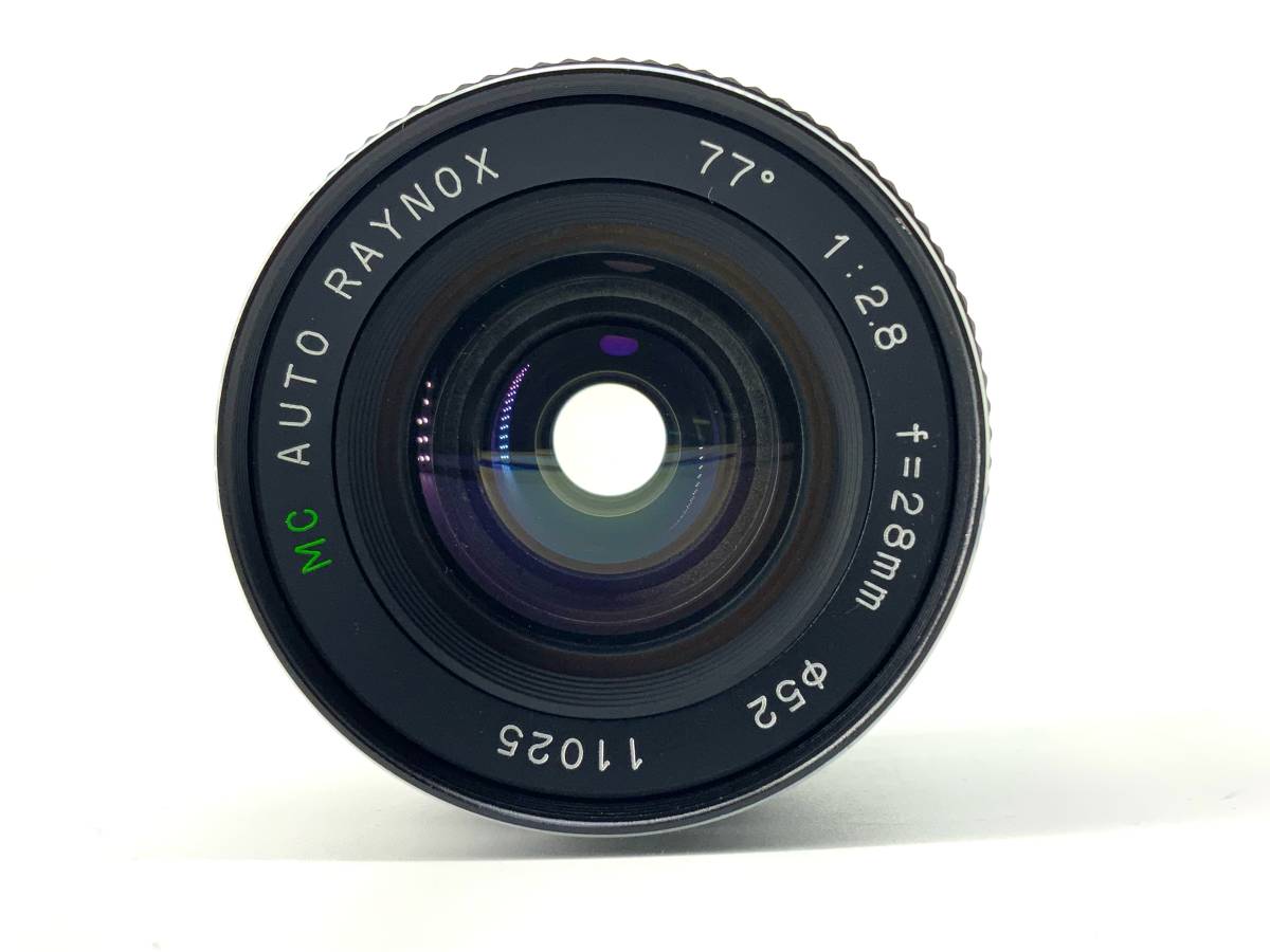 ★光学外観ともに極上品◆レイノックス MC AUTO RAYNOX 28mm F:2.8◆超希少レンズ ニコン用 防湿庫保管　//dA081740_画像3