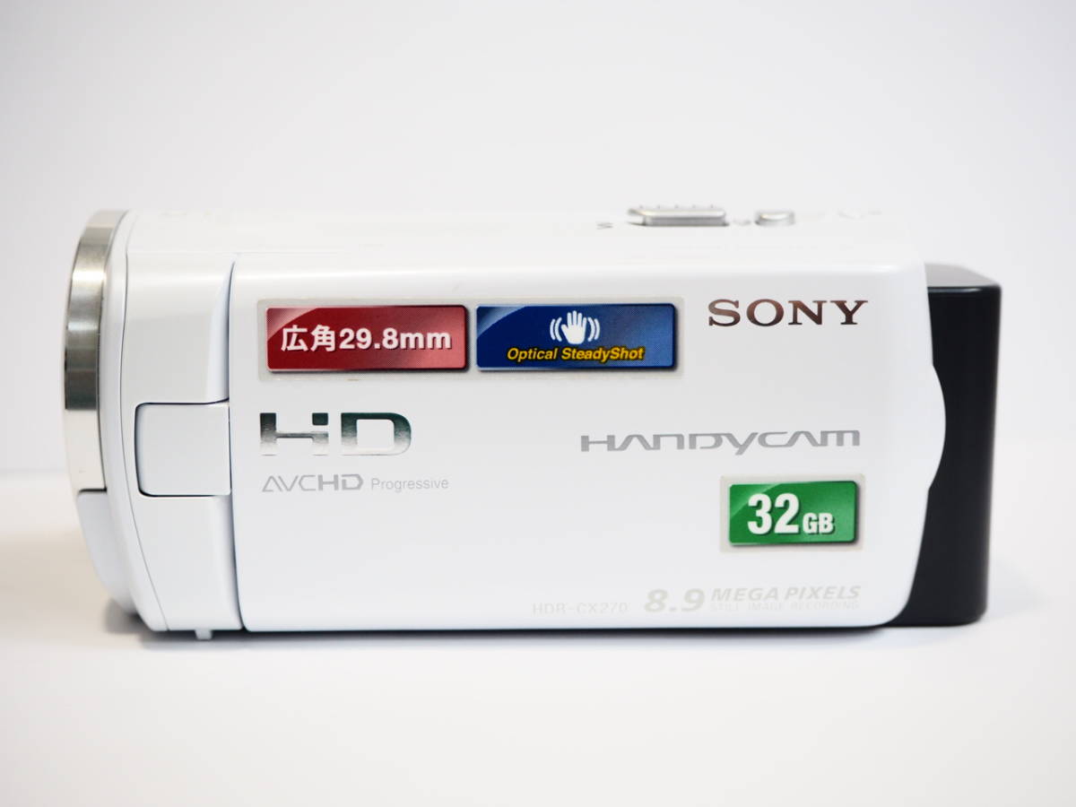 【動作確認OK】SONY Handycam HDR-CX270V Yahoo!オークション - 通電確認OK SONY/ソニー Handycam [HDR