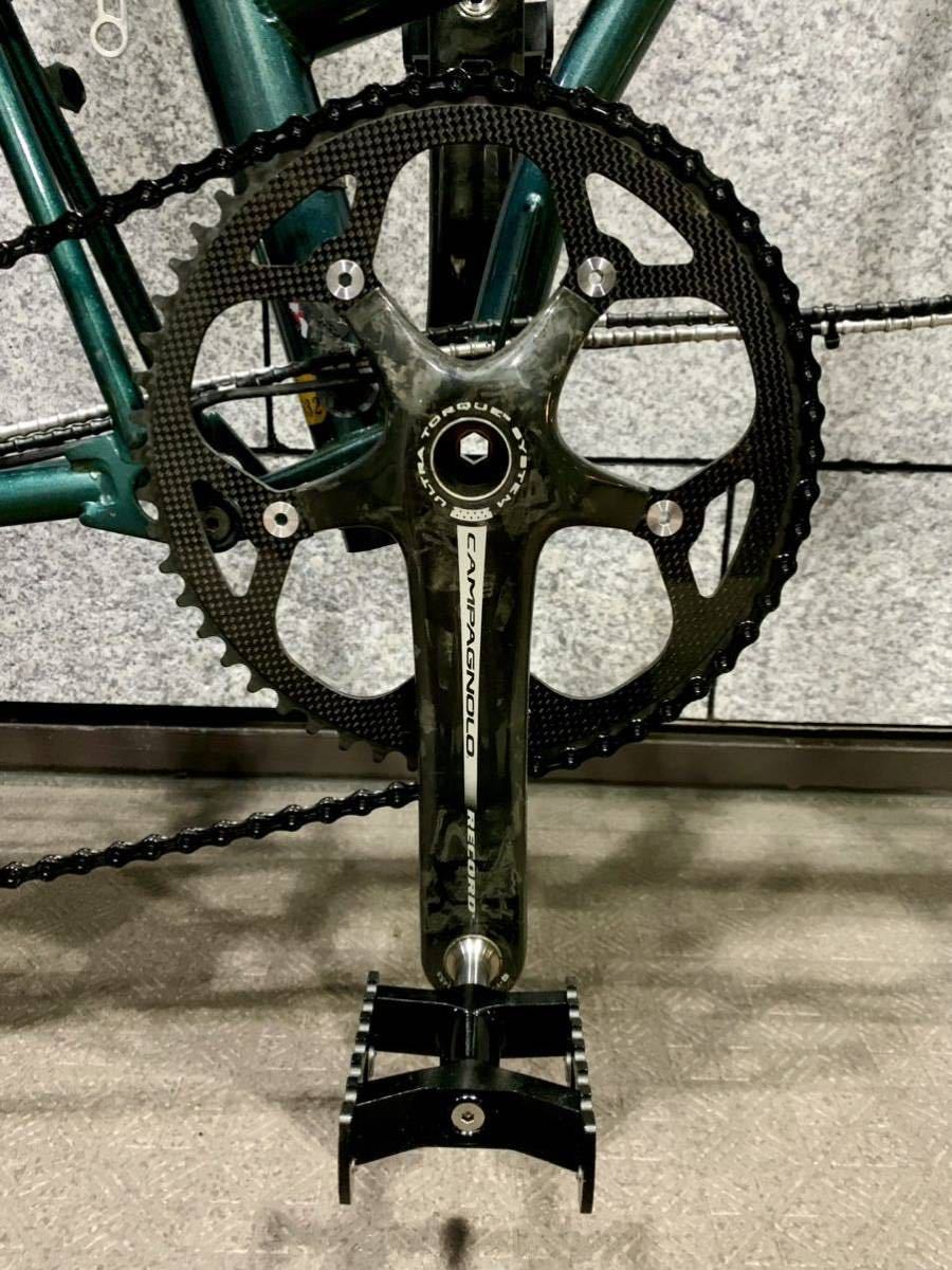 Fibre lyte made carbon chain ring 53T PCD110 62g Brompton BD Fibre lyte made carbon chain ring 53T PCD110 62g Brompton BD
