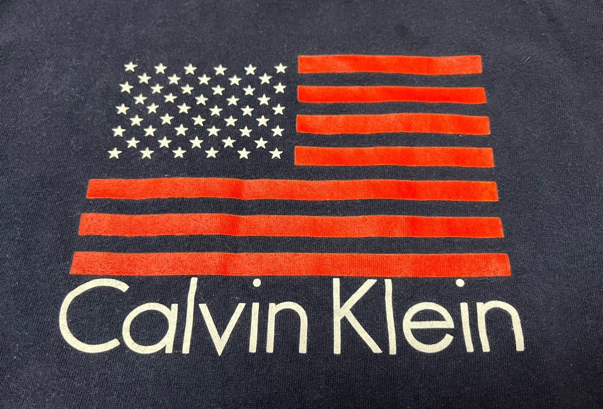 90s USA製 Calvin Klein ビンテージ tシャツ 袖シングル L_画像2