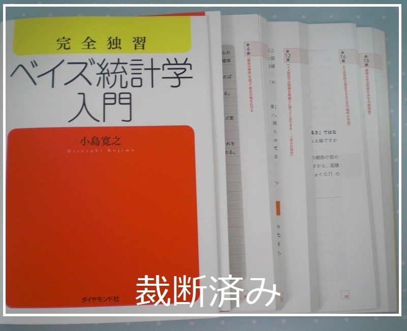 ★裁断済★ 即決 送料無料 完全独習 ベイズ統計学入門 小島寛之 ダイヤモンド社 IT 統計学 確率論 正規分布 推定 期待値 一般教養 大学 本_画像1