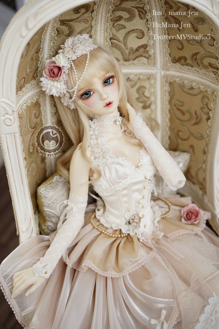 55%以上節約 SD16・ゴージャスレースドレス10点セット 服、靴