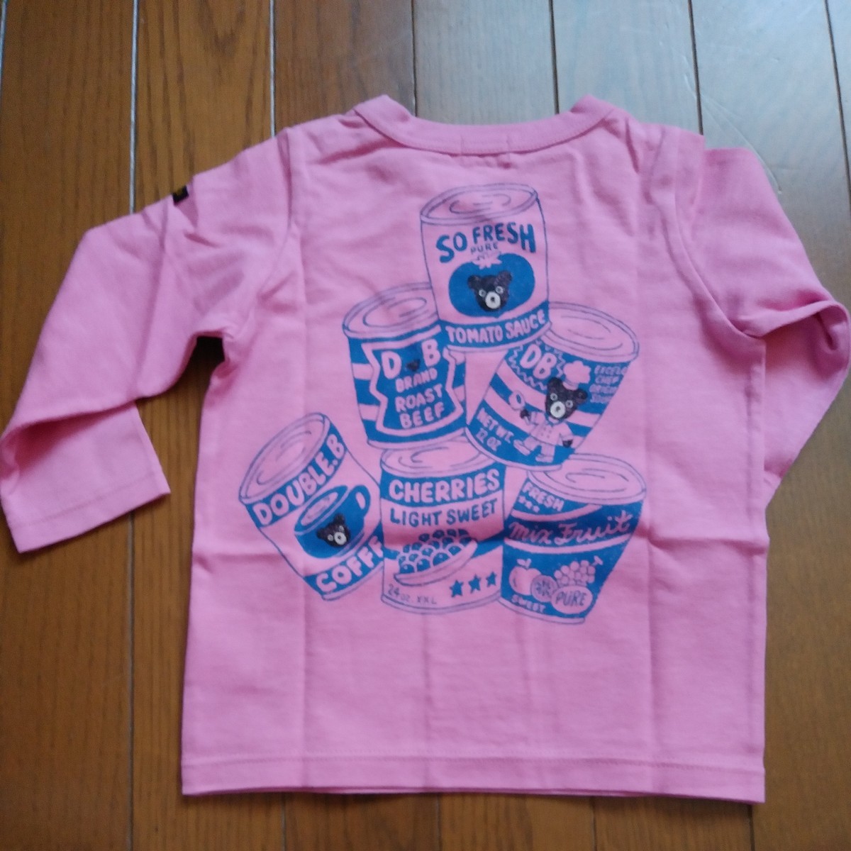 ① 新品　80cm　定価4620円　DOUBLE.B　長袖Tシャツ　ロンT　ダブルB_画像2