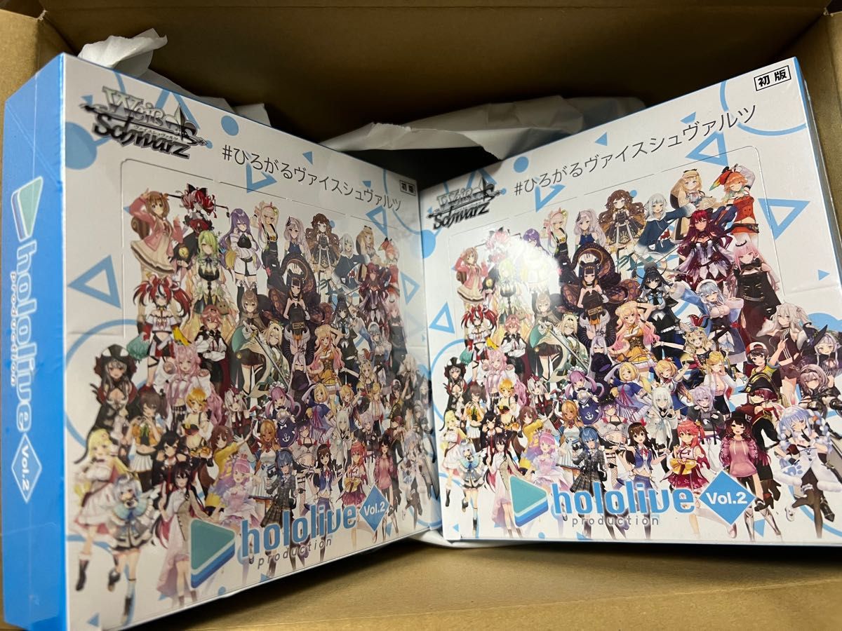 本物 ヴァイスシュヴァルツ ホロライブ vol.2 2box未開封シュリンク付