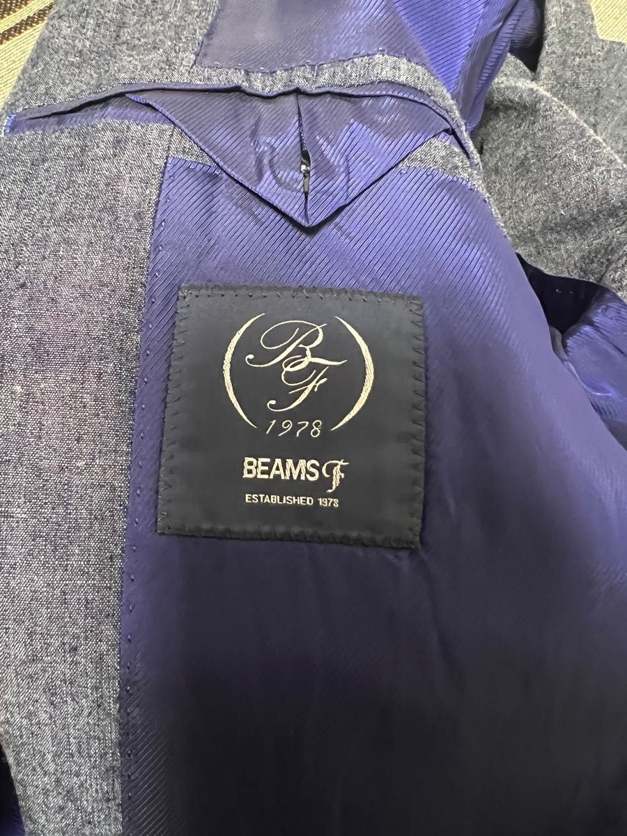 極美品 BEAMS F/ビームスエフ 中村氏着用 シャンブレー スーツ 極美品 BEAMS F/ビームスエフ 中村氏着用 シャンブレー スーツ