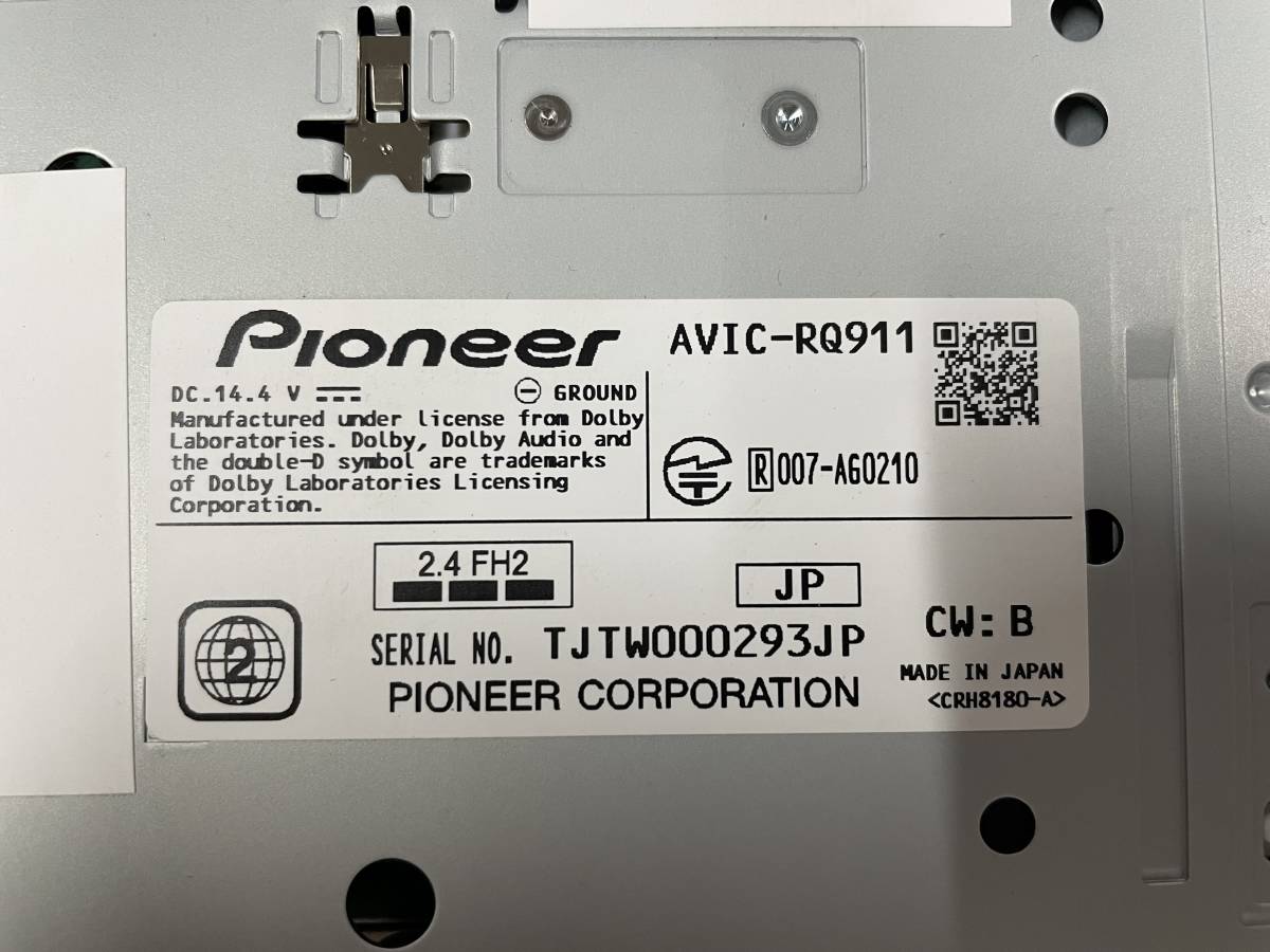 中古 Pioneer AVIC-RQ912 BLACK staronegypt.com.eg