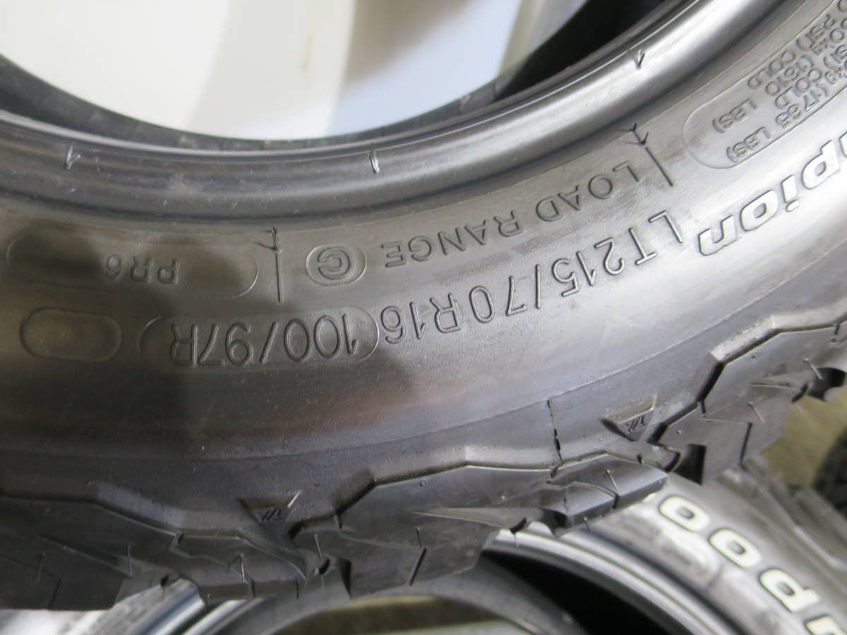 19年製 LT215/70R16 100/97R ◆BFGOODRICH ALL-TERRIAN T/A◆ 4本 J244_画像5