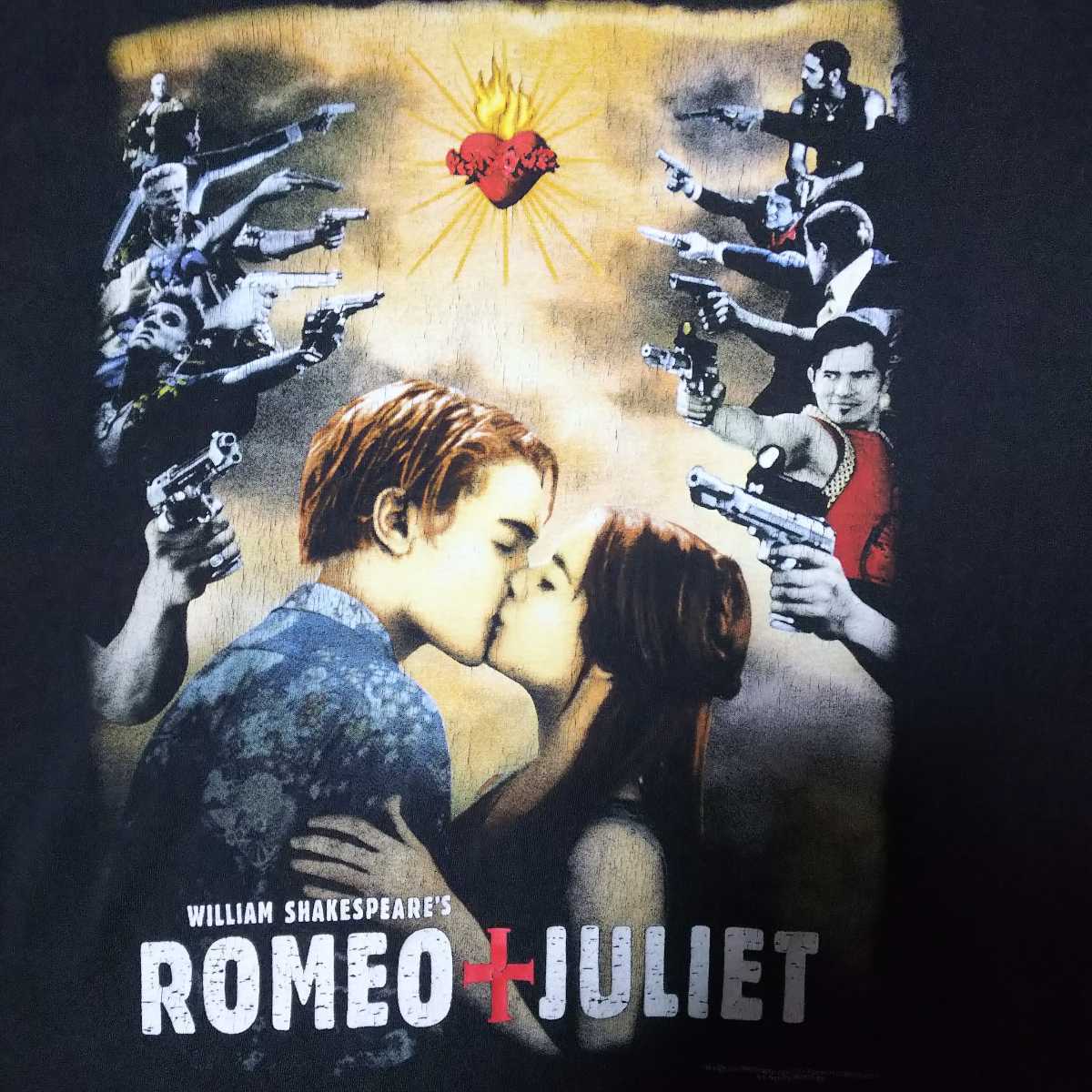 96年 ロミオ & ジュリエット 映画 Tシャツ ディカプリオ 96年 ロミオ & ジュリエット 映画 Tシャツ ディカプリオ
