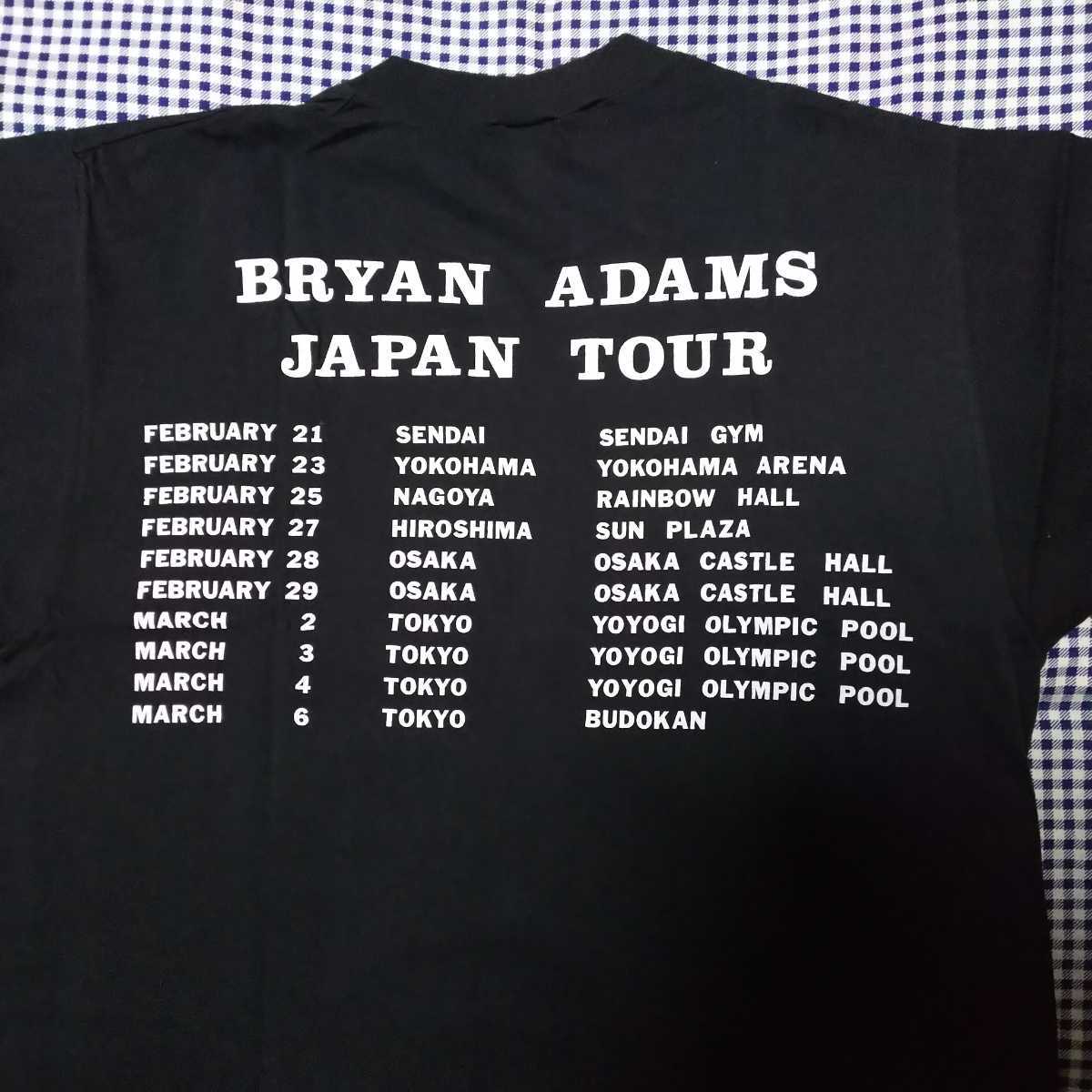 91年 ブライアン アダムス ツアーTシャツ Bryan Adams_画像3