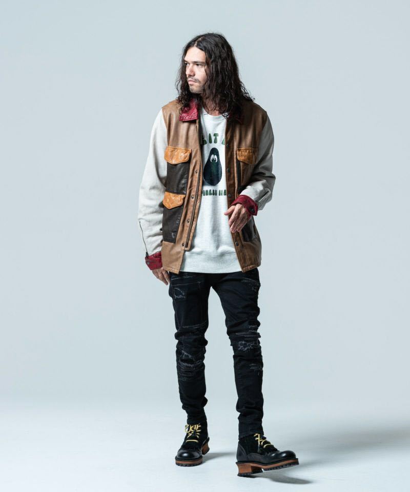 glamb グラム Hunting leather JKT/ハンティングレザージャケット