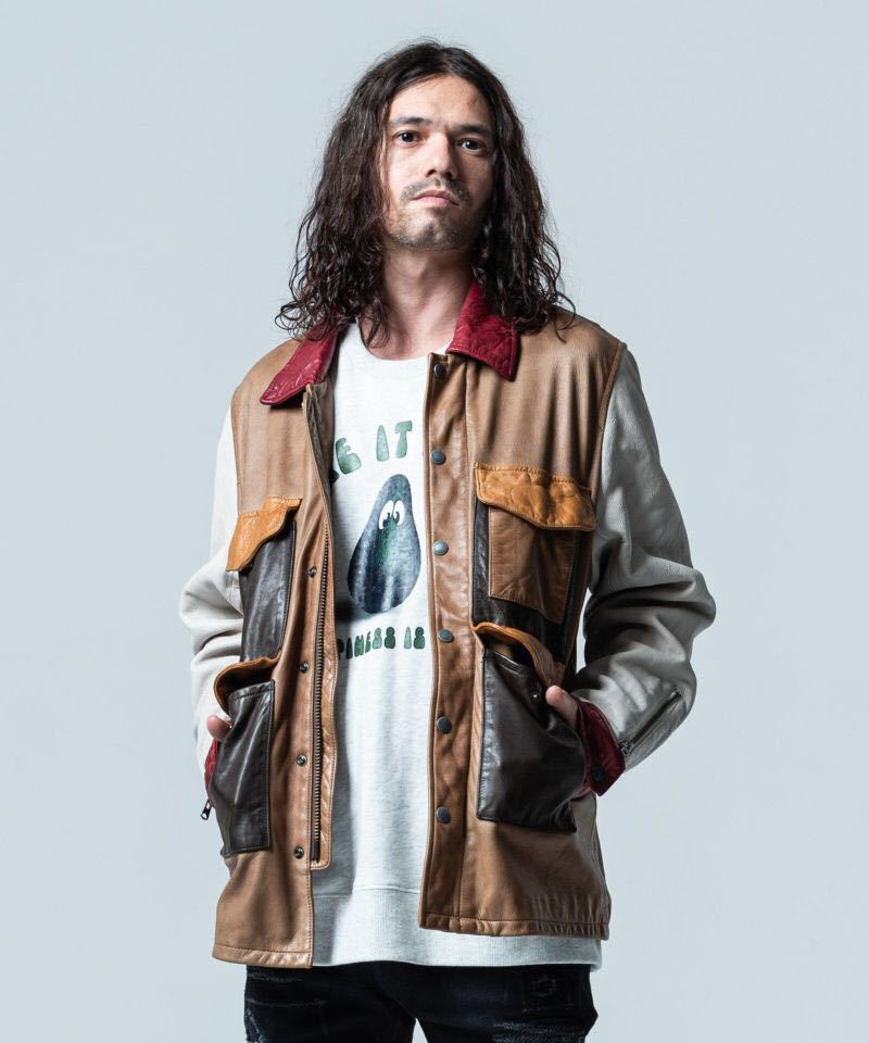 glamb グラム Hunting leather JKT/ハンティングレザージャケット