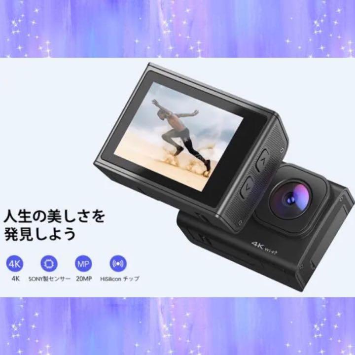 4K&20MP超高画素❣撮影後すぐSNSにアップロードOK♪❤アクション